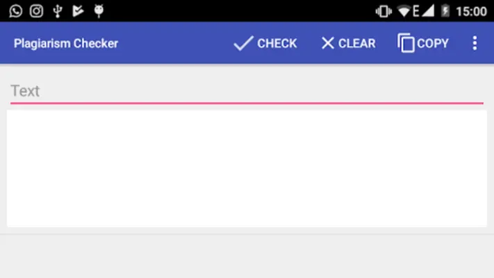 Plagiarism checker android App screenshot 0